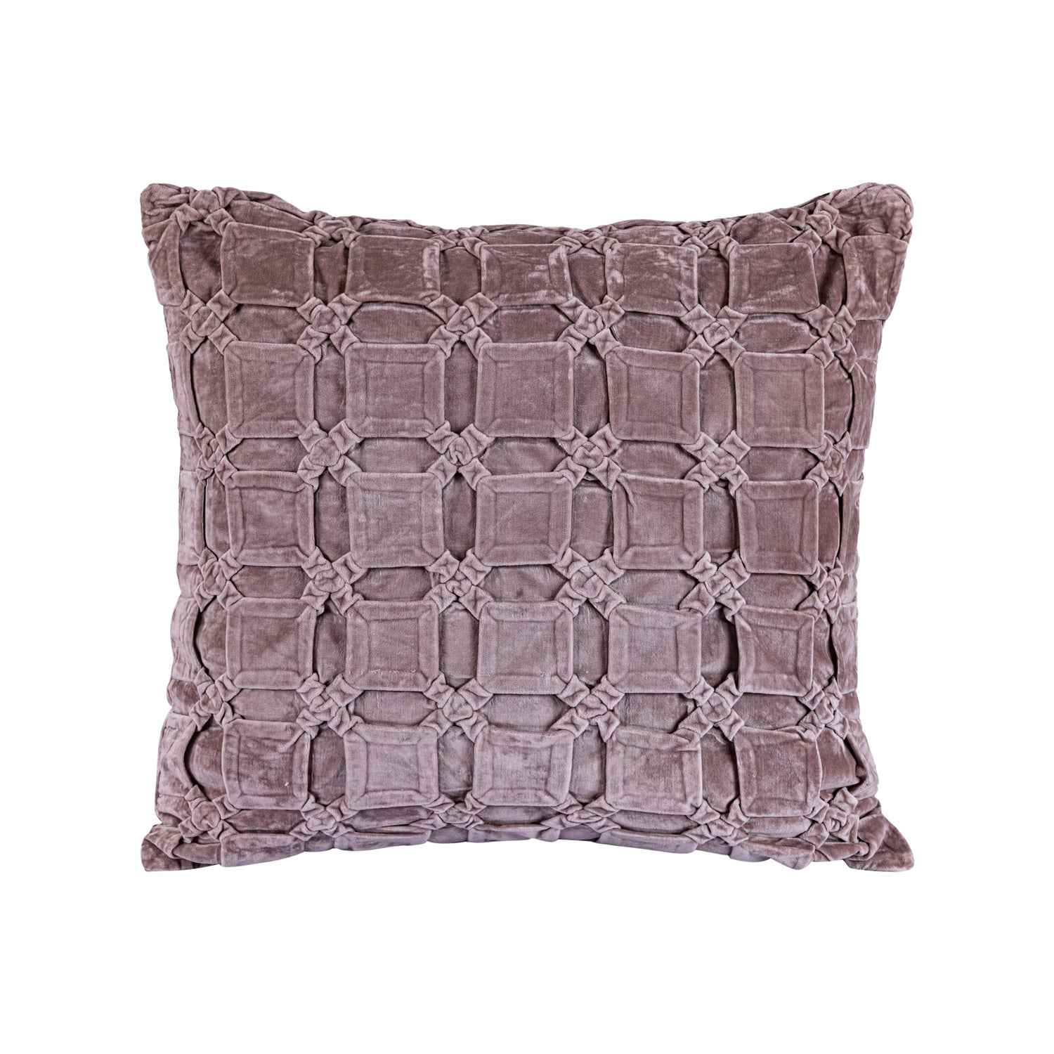 Nasim Pink Cotton Cusion Pattern Square L