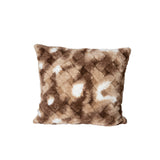 Geraldine Brown Artificial Fur Cushion Square L