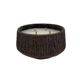 Holden Purple Cement Candle Round Gold Finish LowL