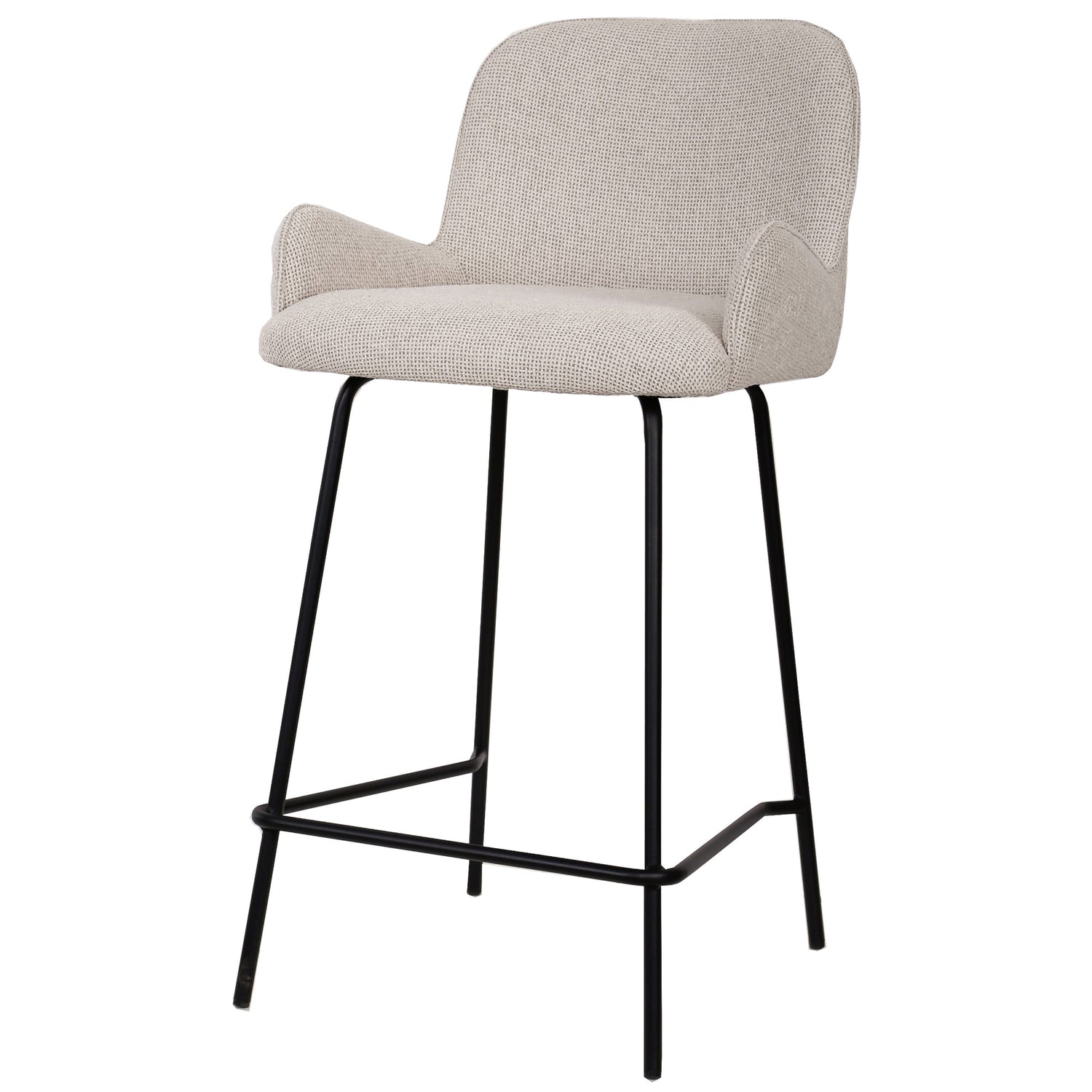 Leander Cream Bar Stool (set of 2)
