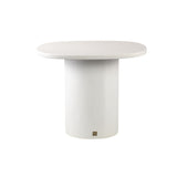 Krysta White Mdf Coffee Table Organic Shape S