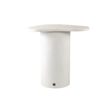 Krysta White Mdf Coffee Table Organic Shape L