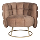 Fluffy Fauteuil Vogue 3 Antelope Gold Base