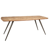 Fieron Natural Acaia Wooden Diningtable Oval 200cm