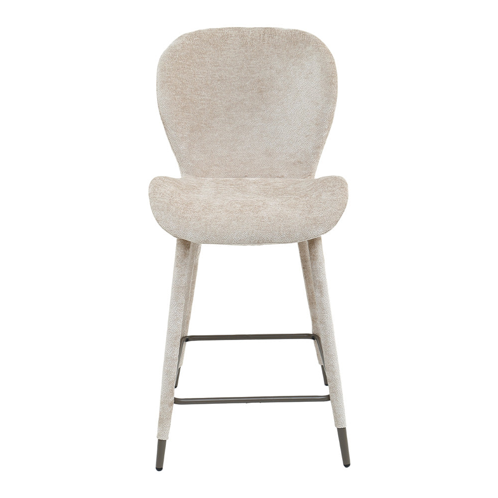 Thor Beige Bar Chair Aphrodite 3 Fabric Leg (set of 2)