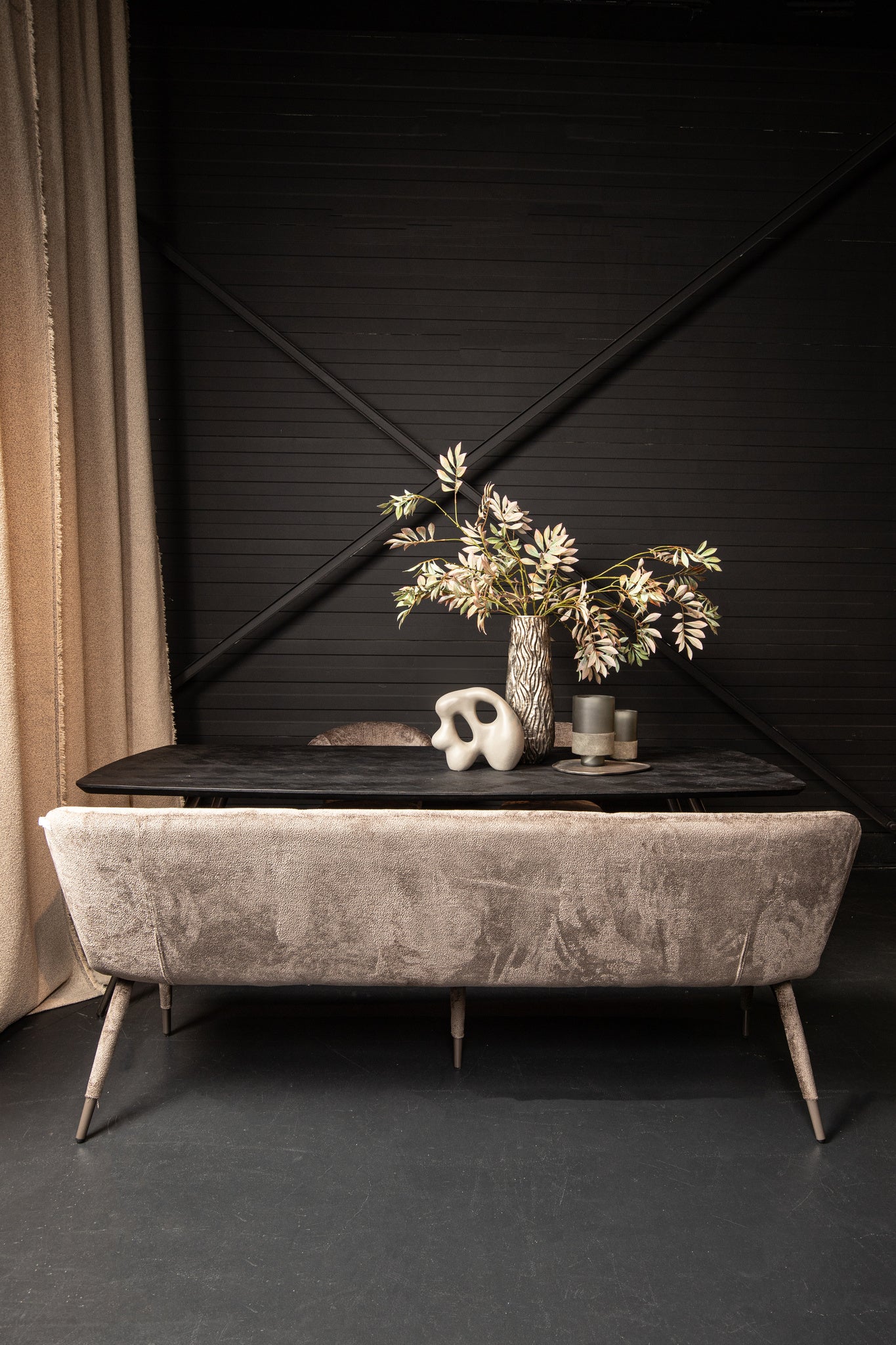 Thor Dining Bench Aphrodite Mocca 7