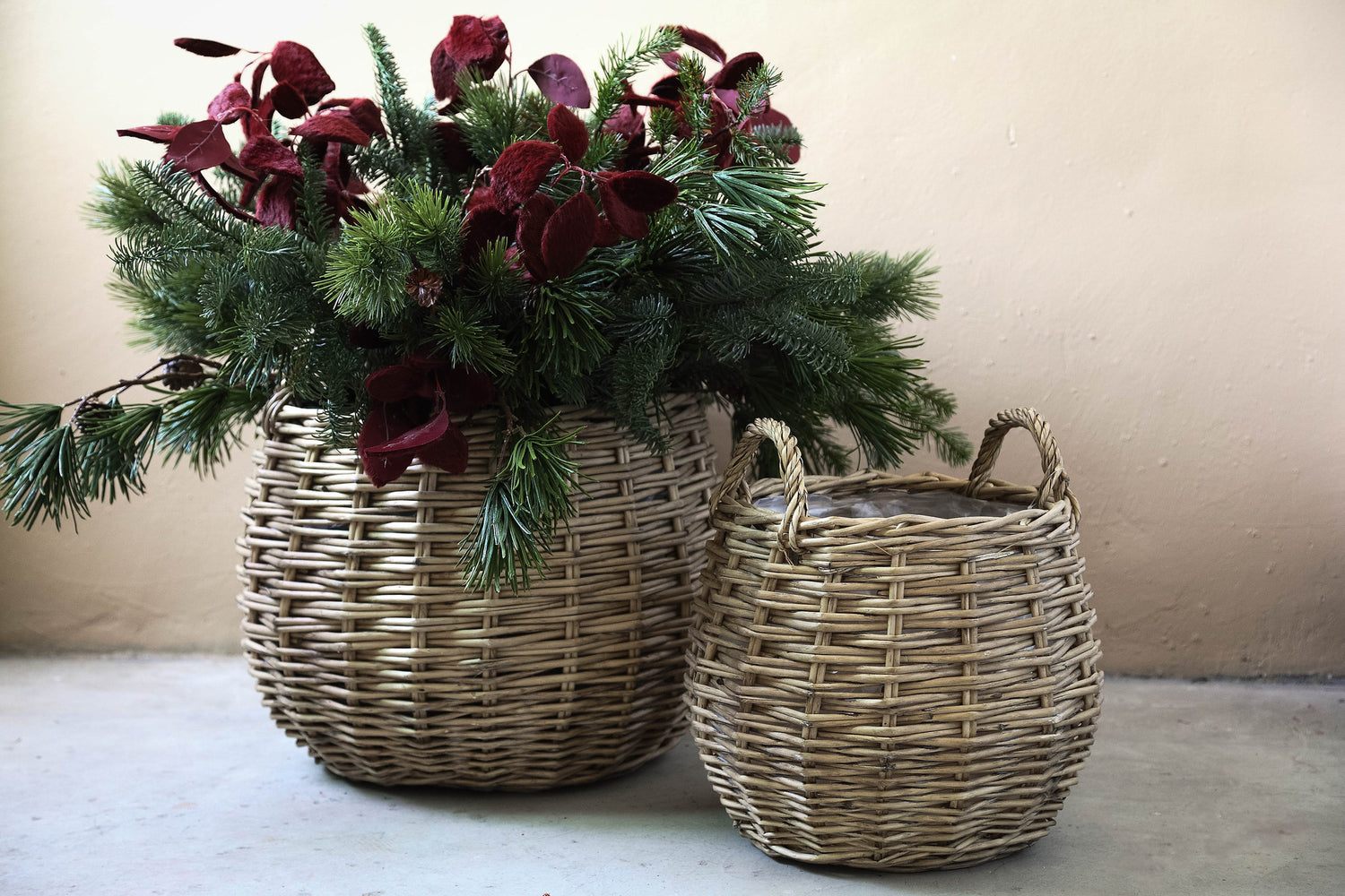 Tifa Natural Willow Basket Sv2 With Handle
