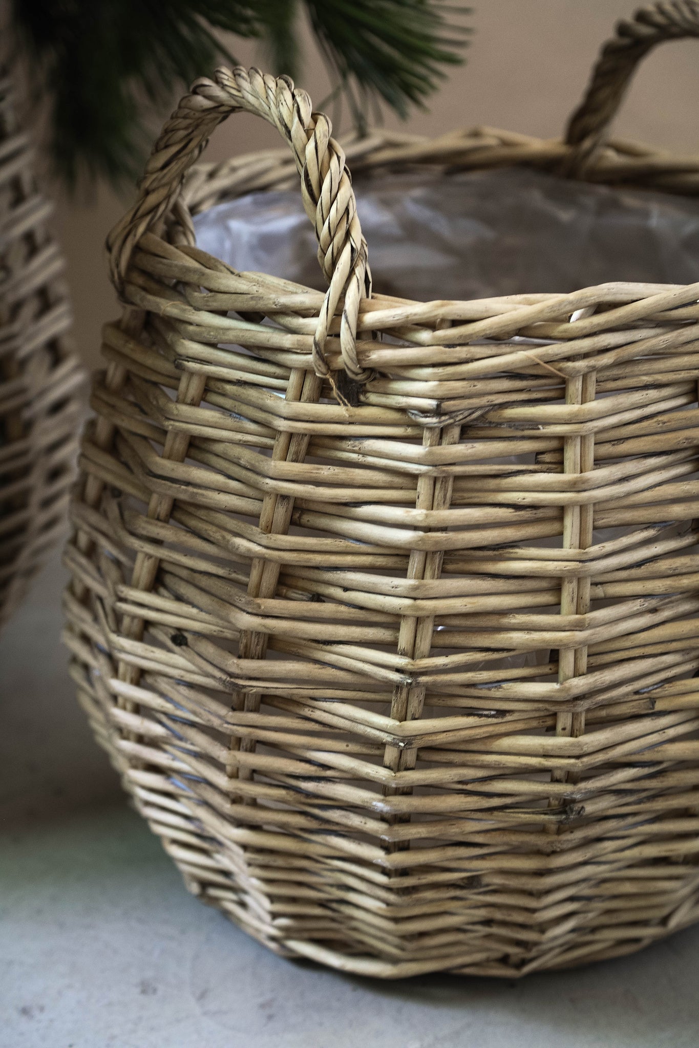 Tifa Natural Willow Basket Sv2 With Handle