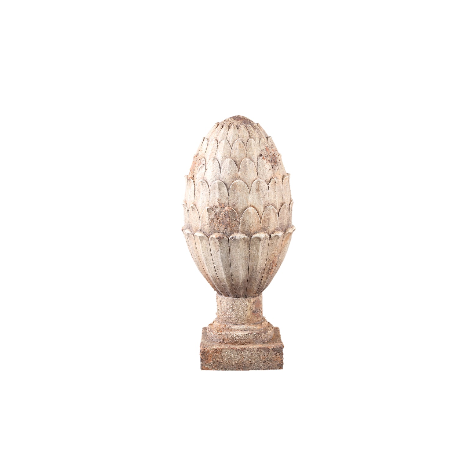 Caibyn Grey Magnesia Pinecone Statue A
