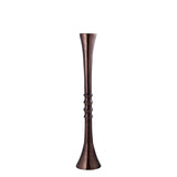 Moy Bronze Casted Alu Big Candleholder Round S