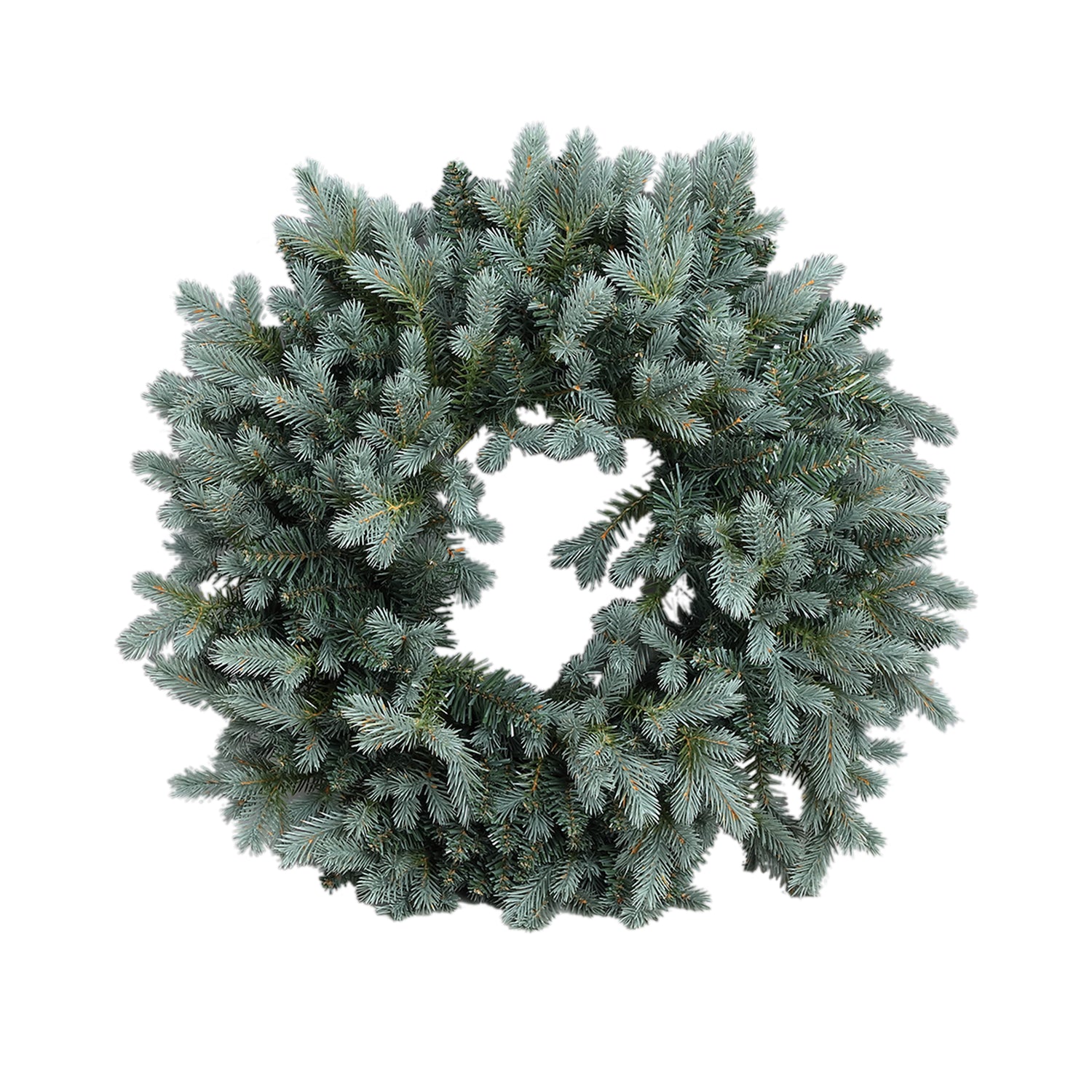 Ceriah Green PVC And PE Mix Wreath Round S