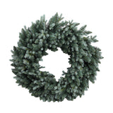 Ceriah Green PVC And PE Mix Wreath Round M