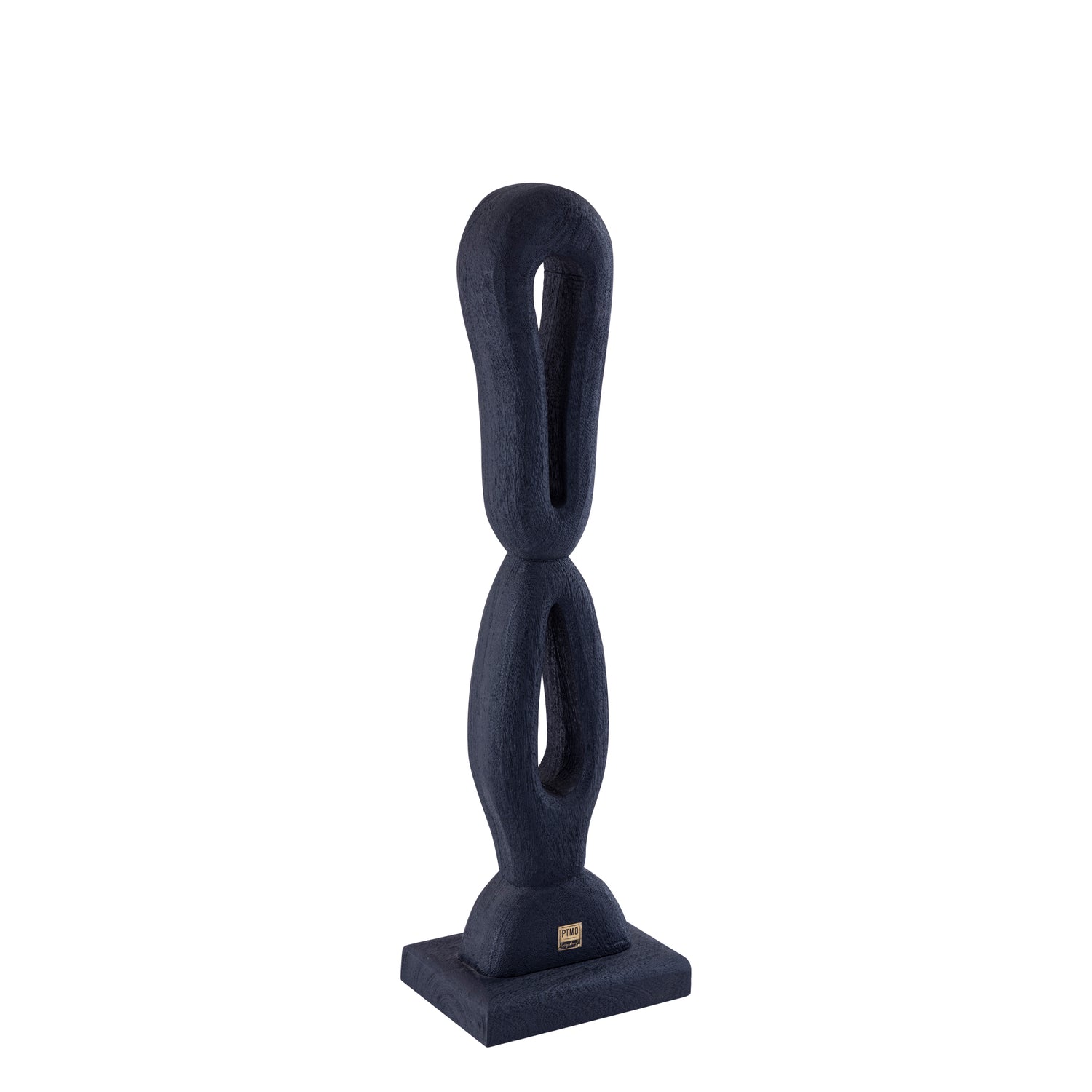 Rhyce Black Mango Wood Statue Open Figure S