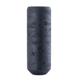 Gerd Black Mango Wood Pot Rounded Border L