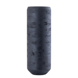 Gerd Black Mango Wood Pot Rounded Border L