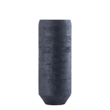 Gerd Black Mango Wood Pot Rounded Border M