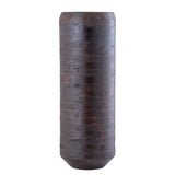 Gerd Brown Mango Wood Pot Rounded Border L