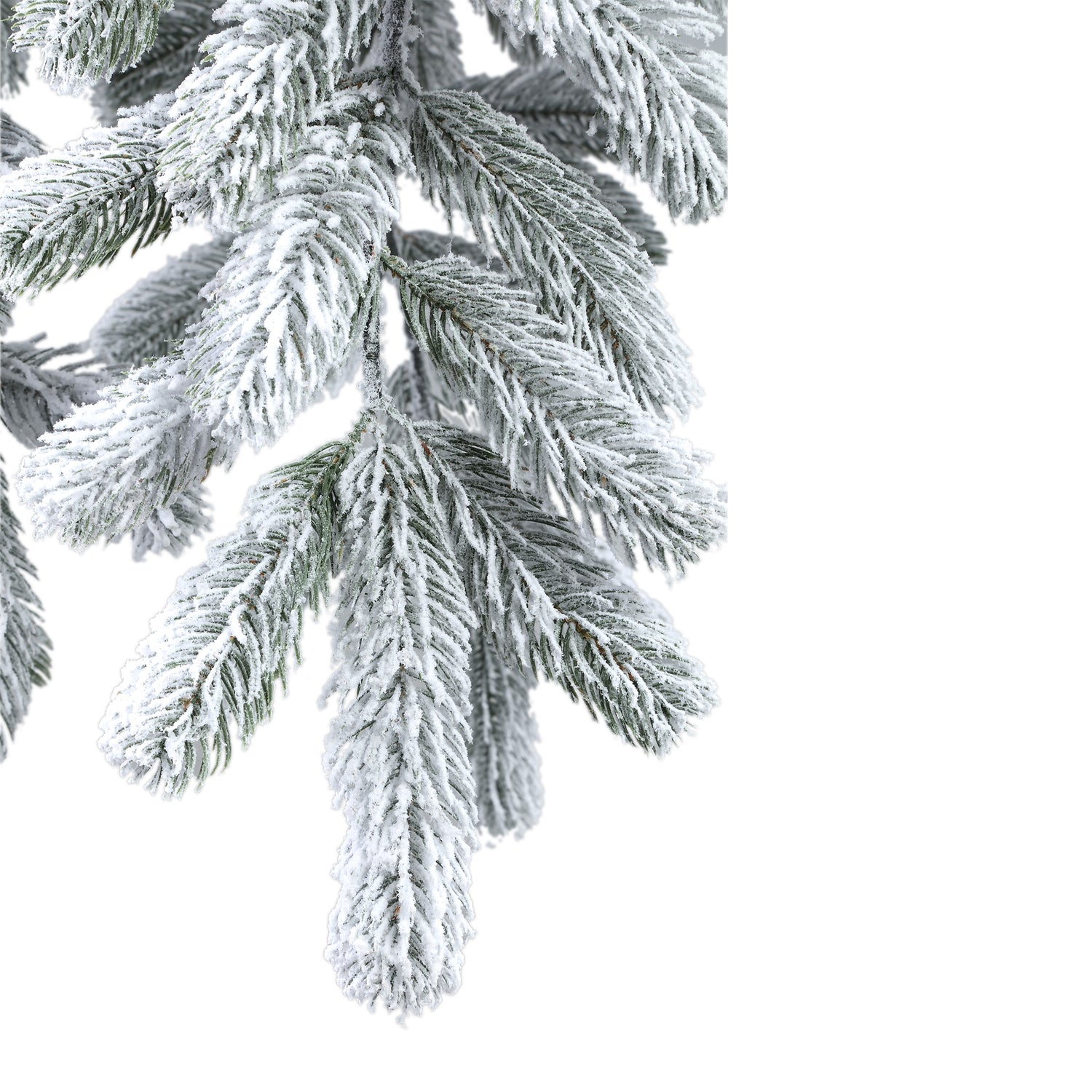 Rosamond White PVC And PE Mix Hanging Wreath Long