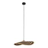 Loulou Natural Seagrass Wavy Hanging Lamp S
