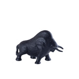 Ebeny Black Casted Alu Bull Statue Matt S