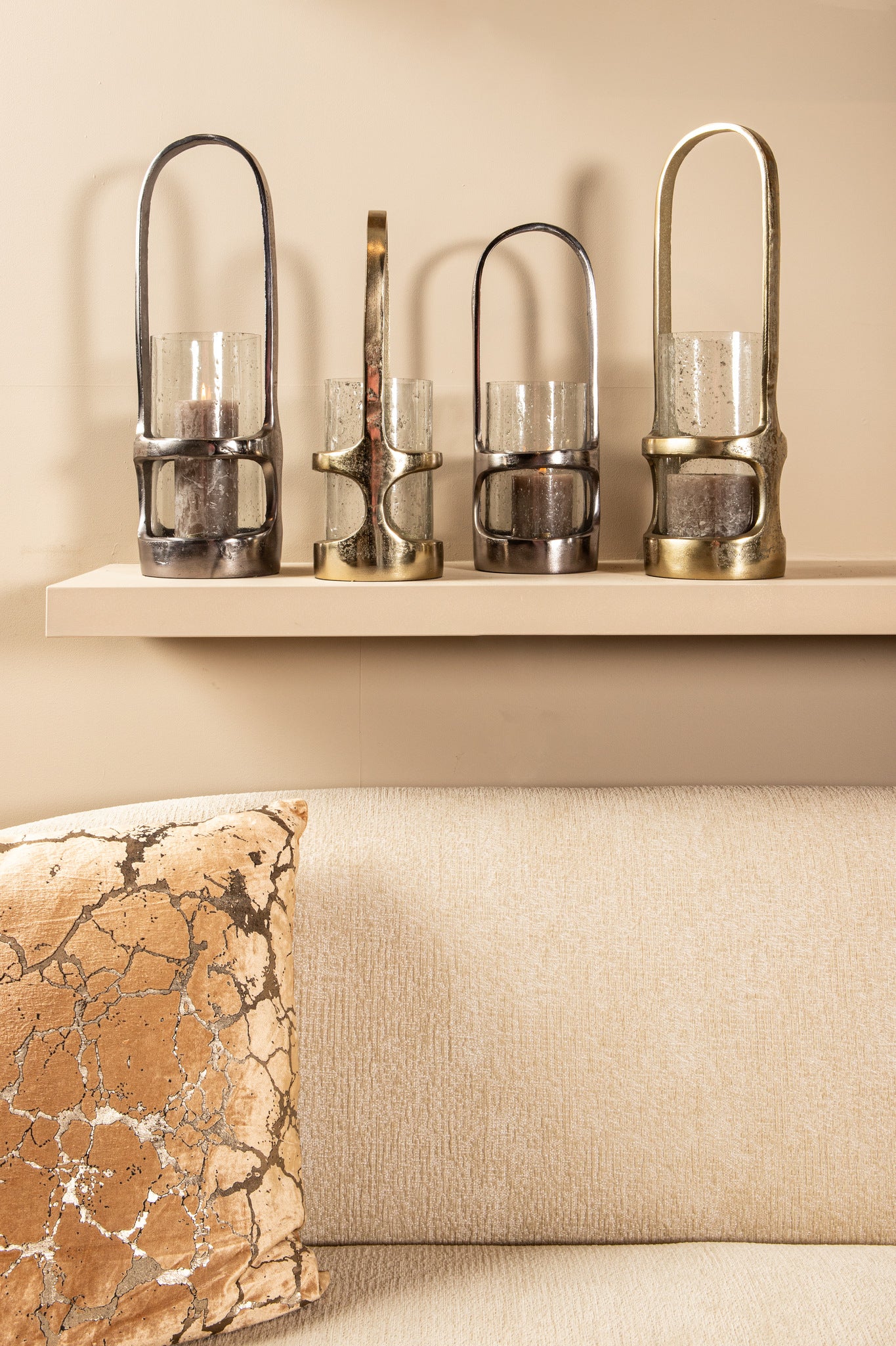 Rahana Gold Casted Alu Lantern High L