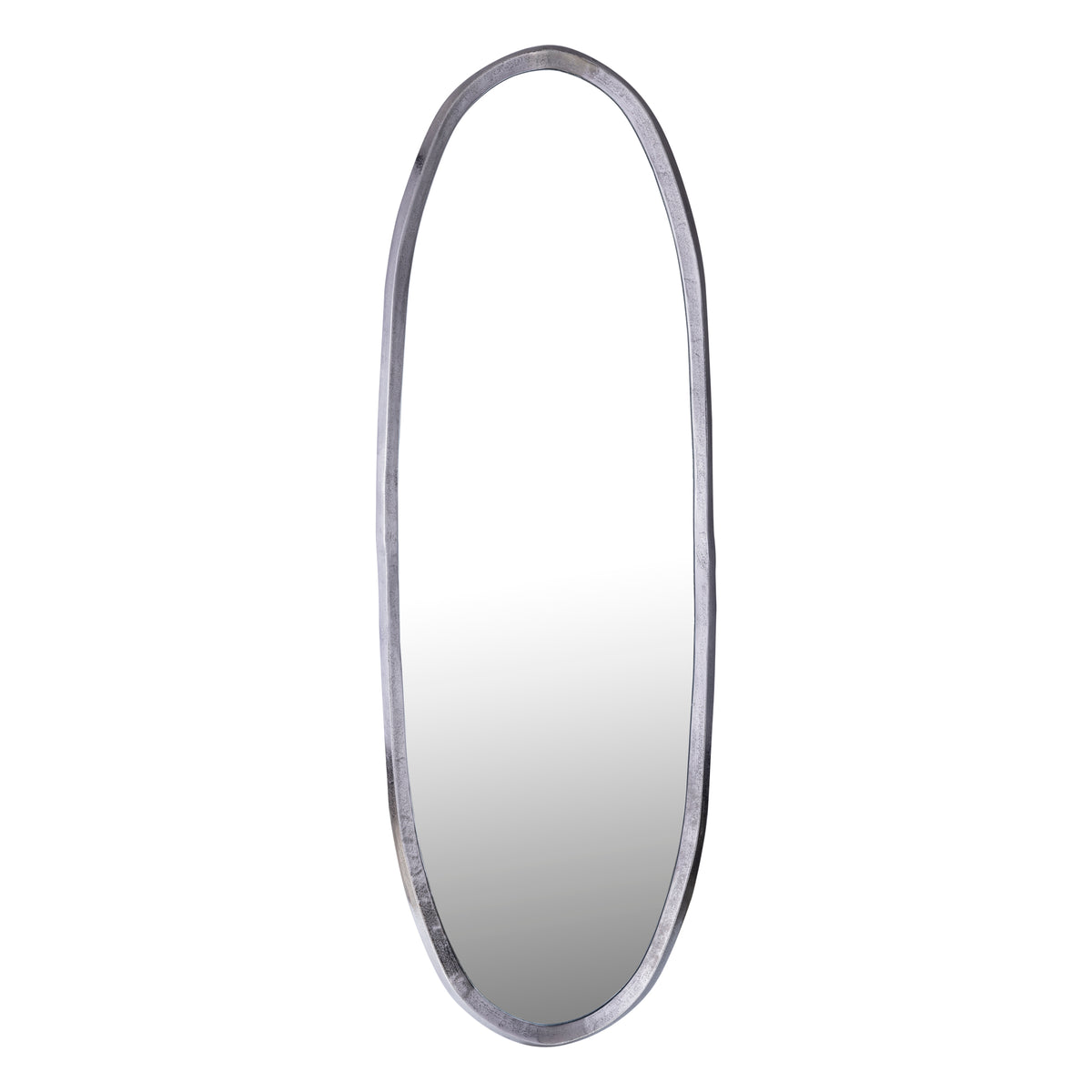 Limera Nickel Alu Oval Mirror Irregular Border L