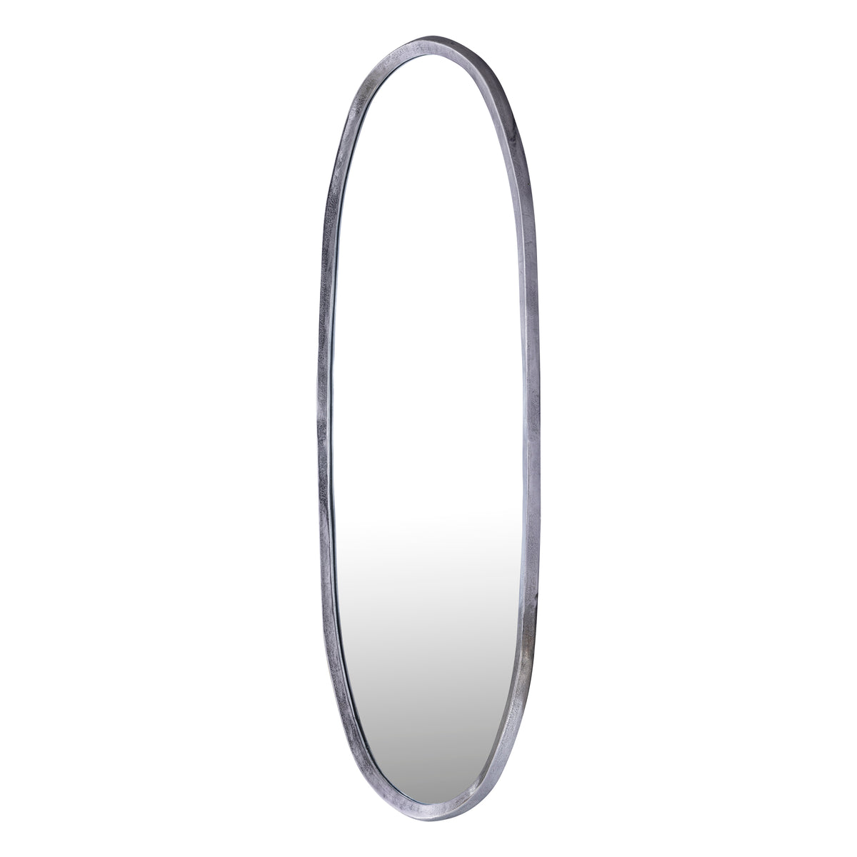 Limera Nickel Alu Oval Mirror Irregular Border L