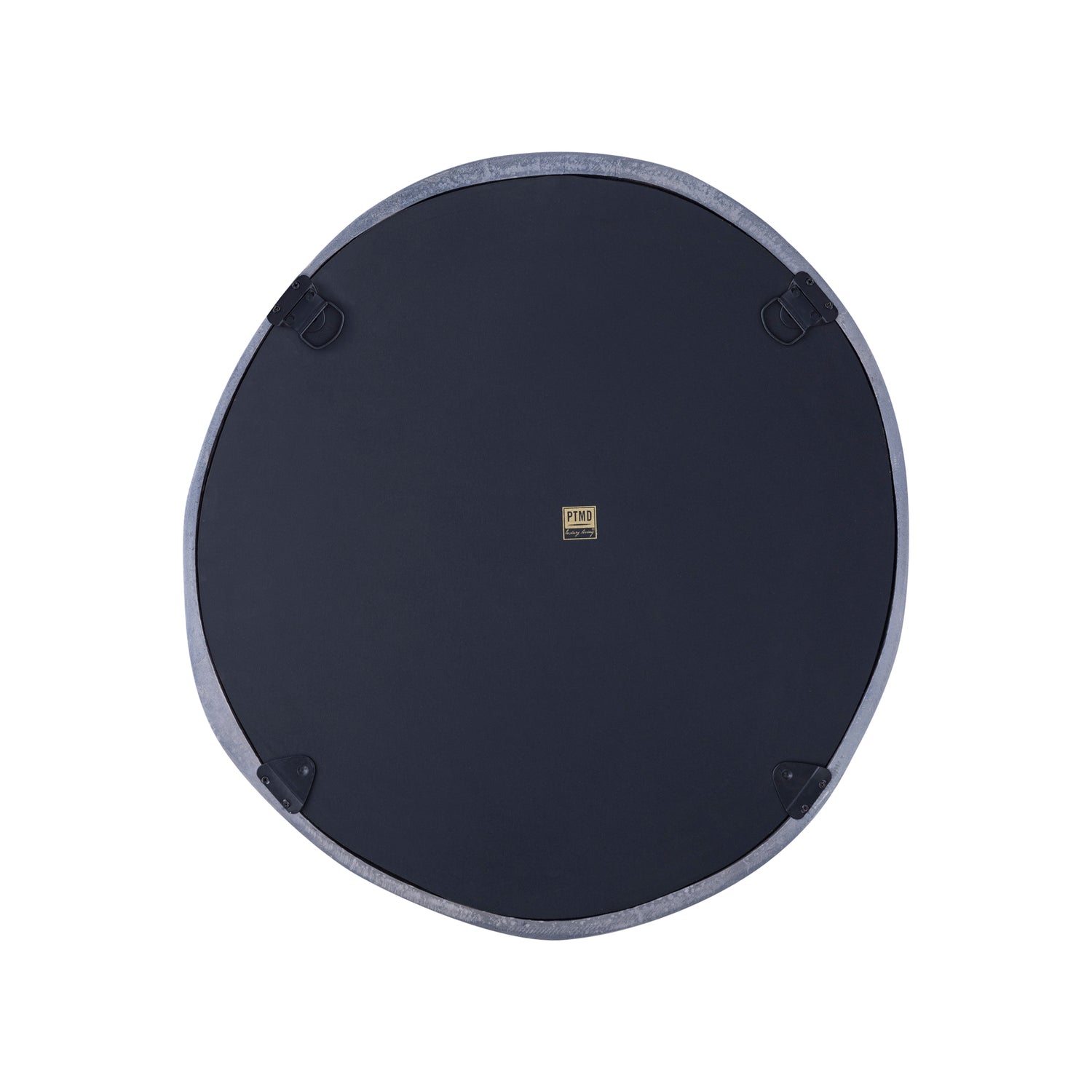 Limera Nickel Alu Round Mirror Irregular Border S