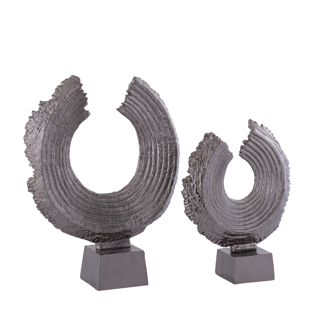 Apolline Bronze Round Casted Alu Statue On Base L
