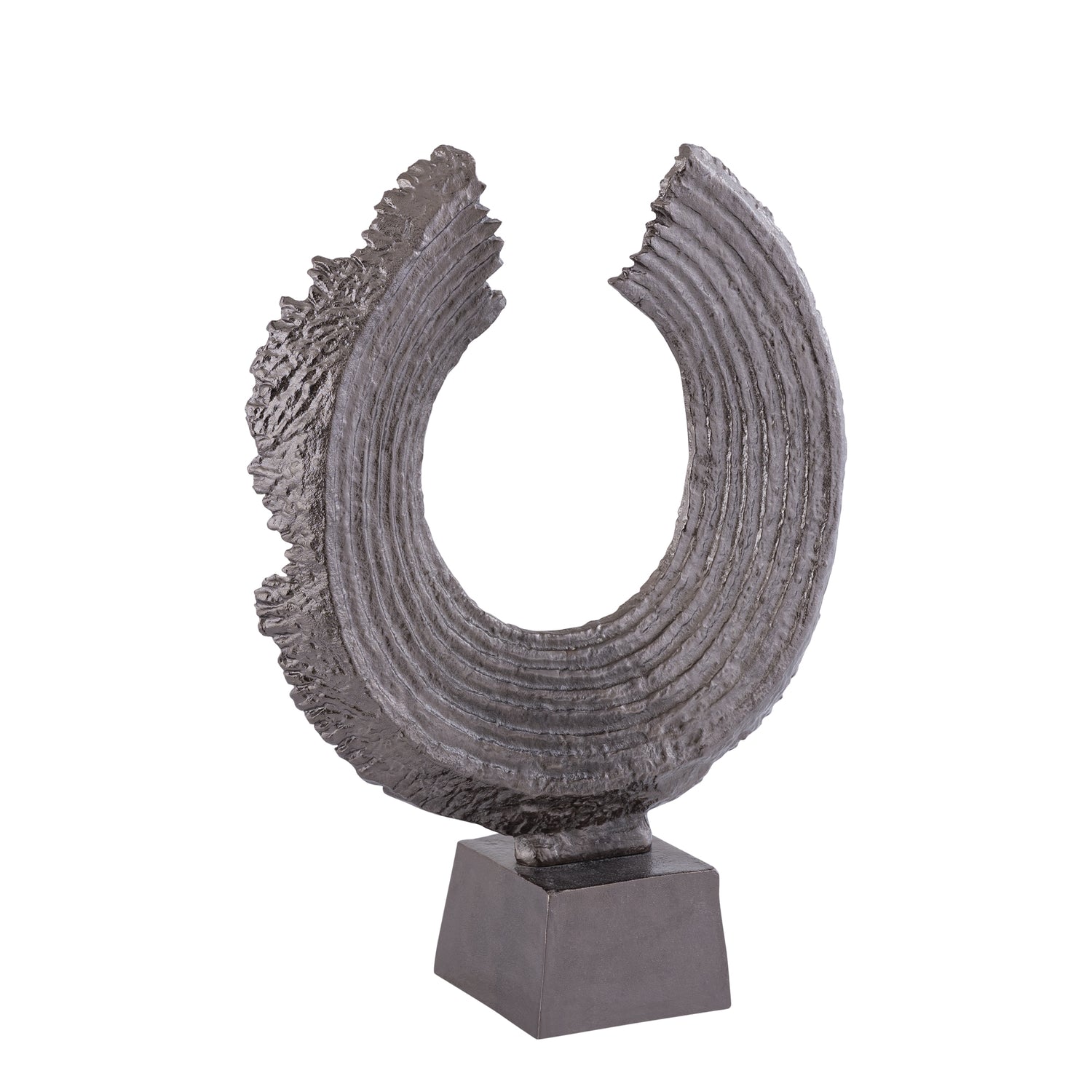 Apolline Bronze Round Casted Alu Statue On Base L