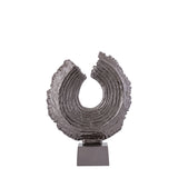 Apolline Bronze Round Casted Alu Statue On Base S
