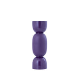 Cairy Dark Purple Iron Candle Holder Matt Shiny S