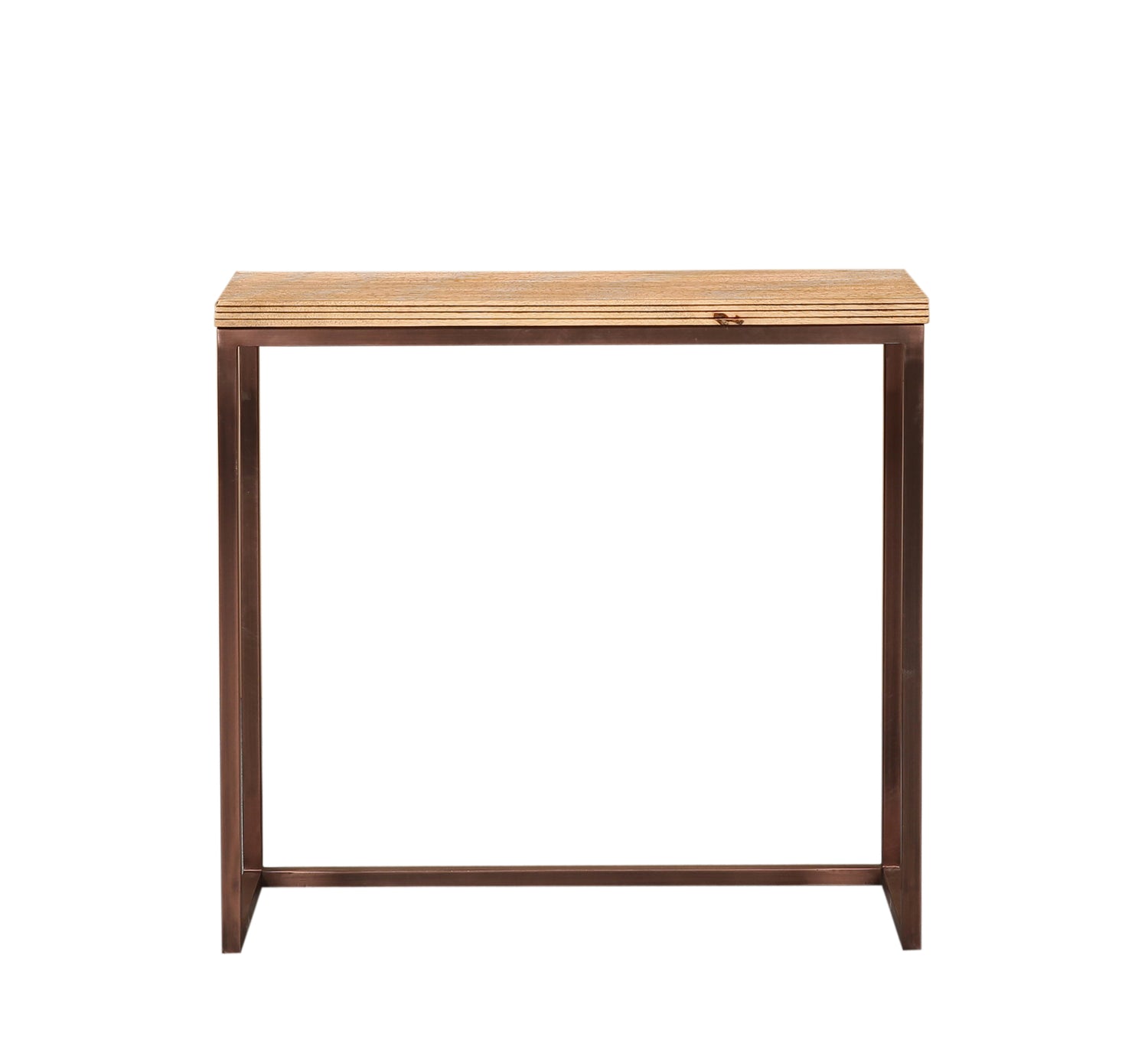 Zoah Copper Mango Wood Rectangle Sidetable Set van 3