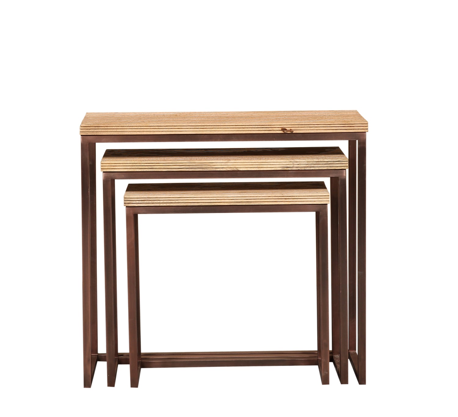 Zoah Copper Mango Wood Rectangle Sidetable SV3