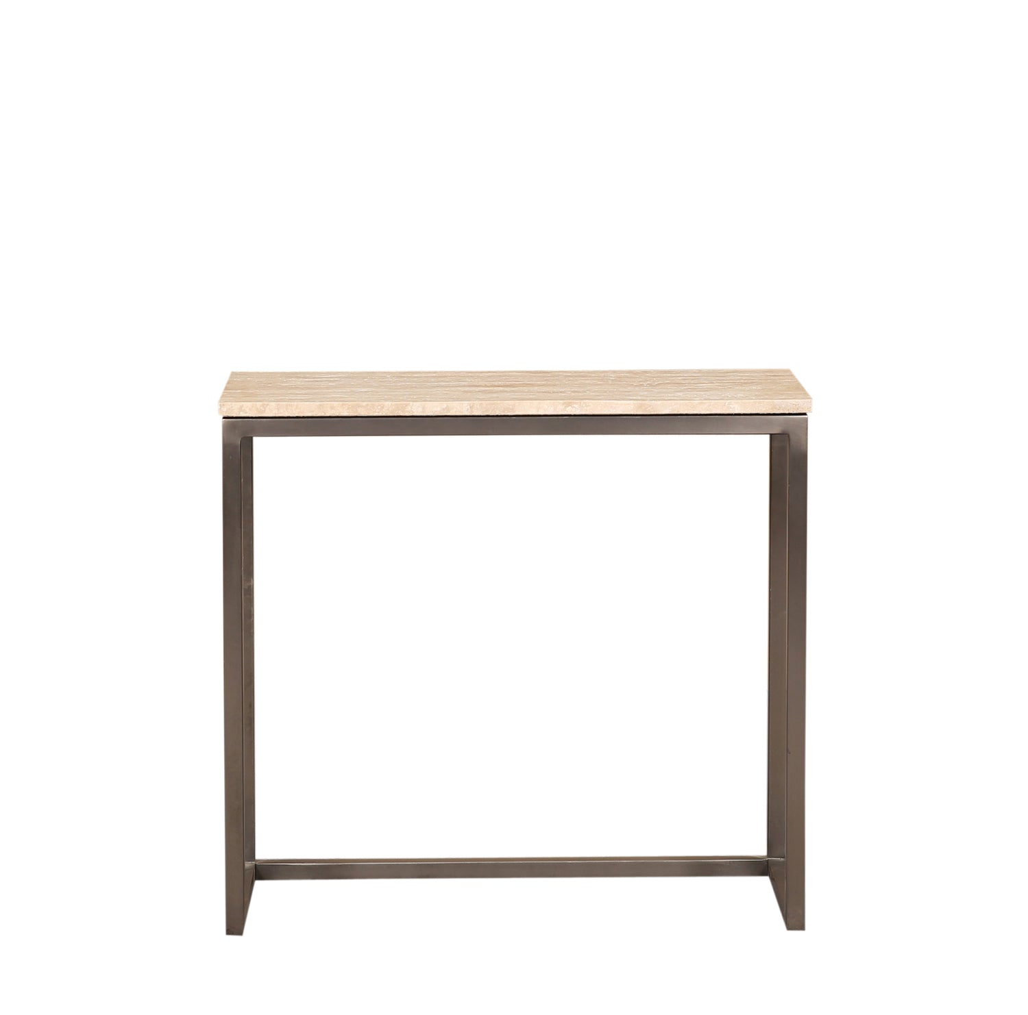 Zoah Black Travertine Rectangle Sidetable SV3
