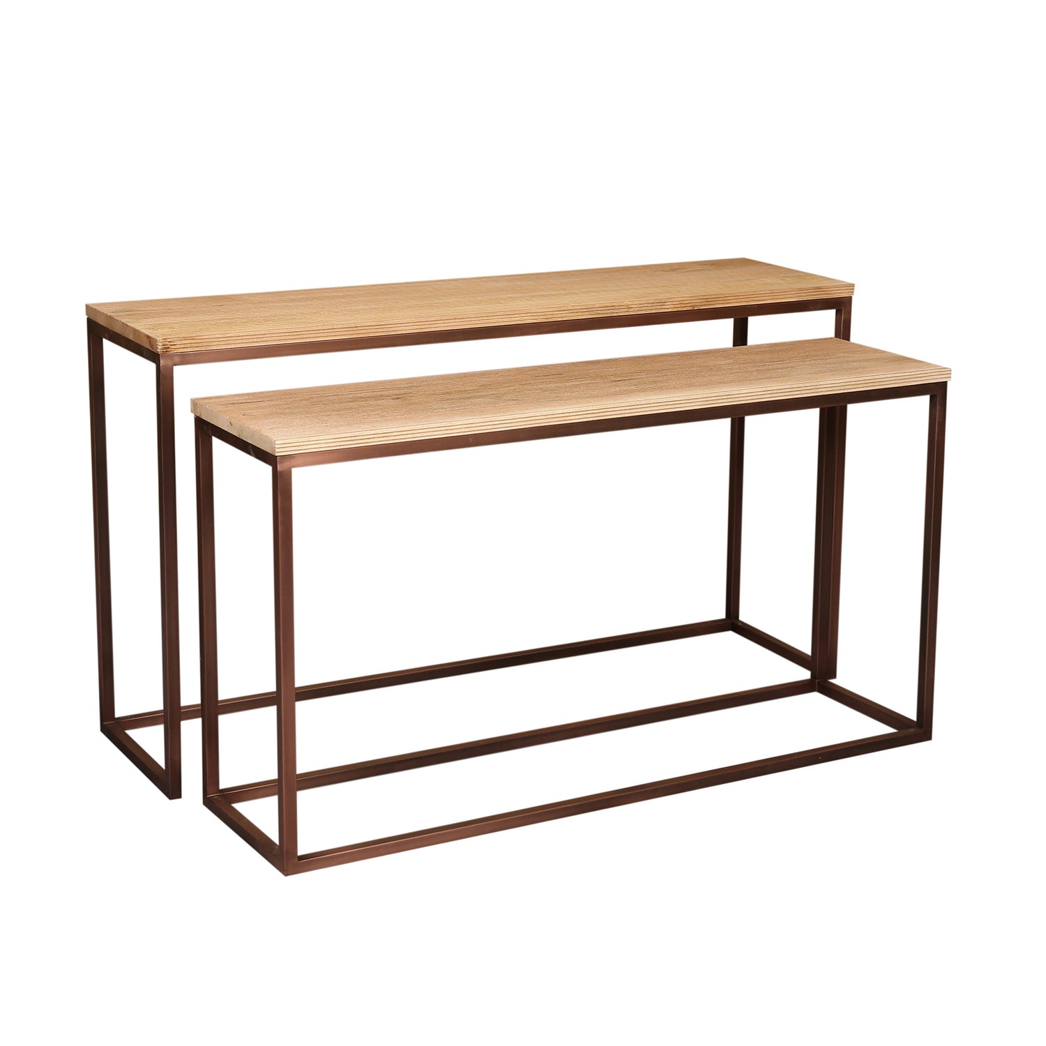 Zoah Copper Mango Wood Rectangle Sidetable SV2