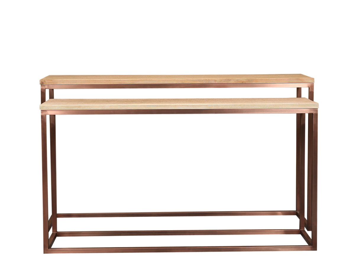 Zoah Copper Mango Wood Rectangle Sidetable SV2