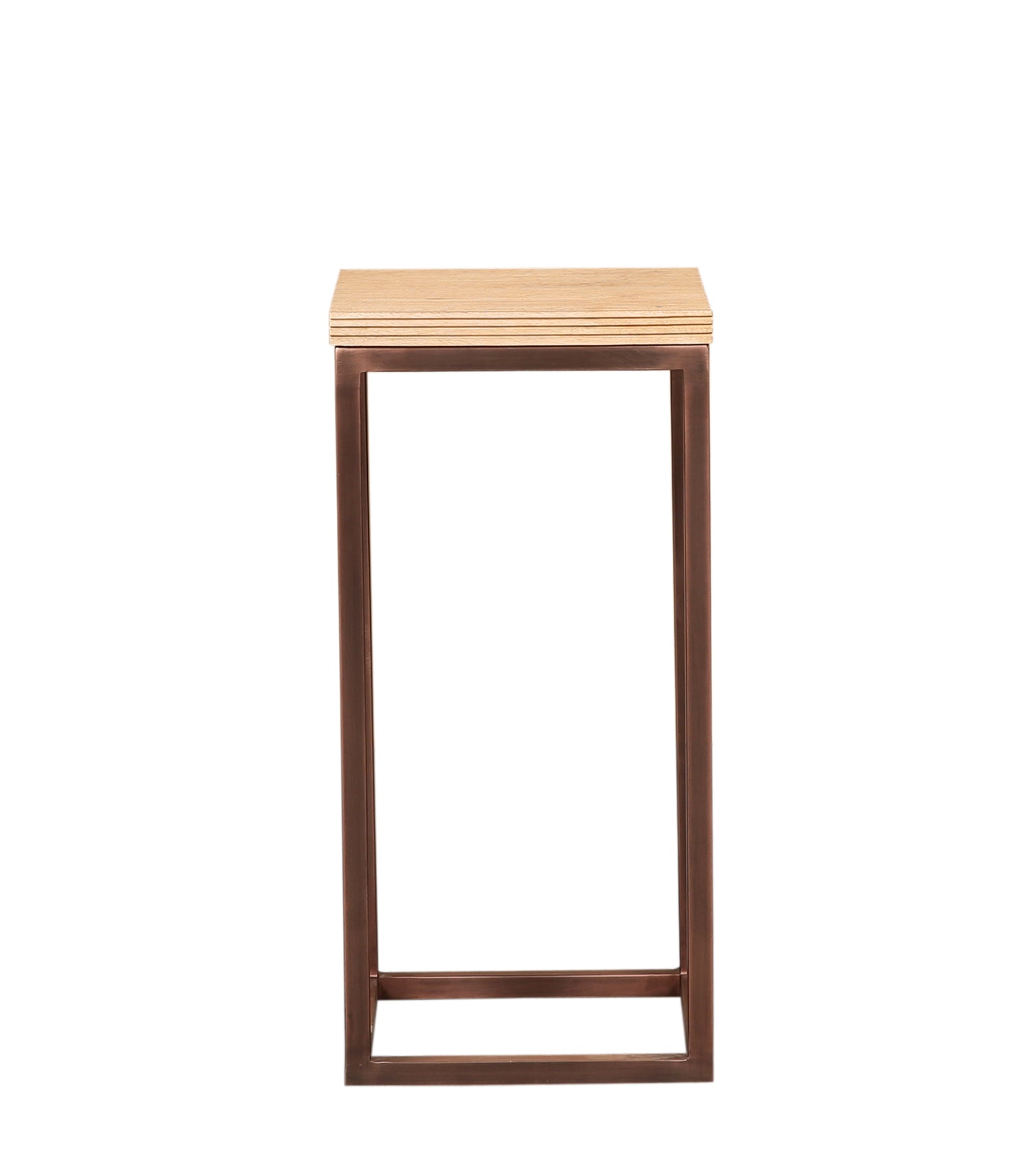 Zoah Copper Mango Wood Square Sidetable SV3