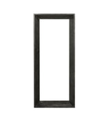 Kyro Black Acacia Wood Rectangle Mirror Small