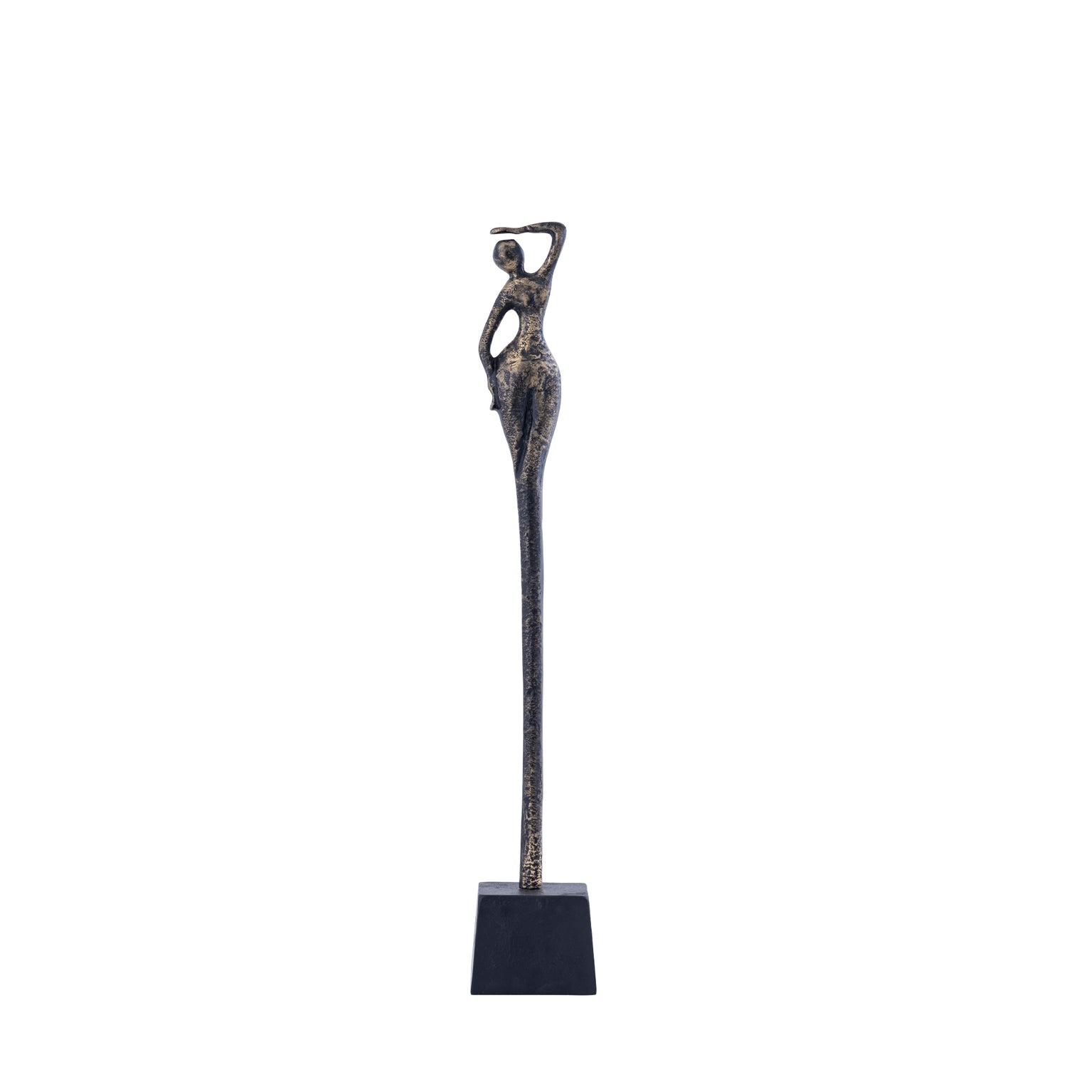 Ciwan Antique Brass Alu Casted Women Statue B
