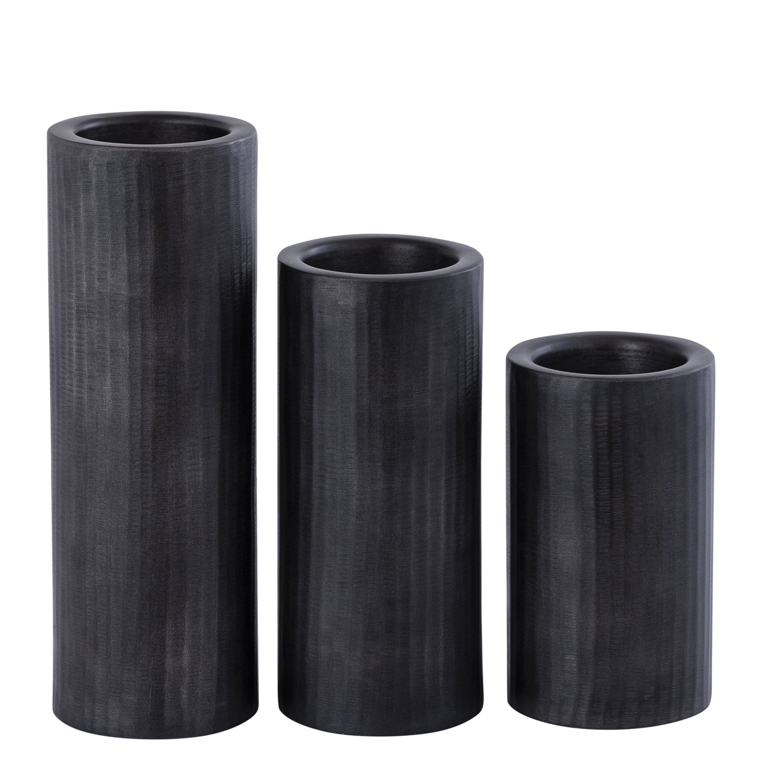 Jowad Graphite Alu Sheet Candle Holder Rib M