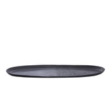 Jowad Graphite Alu Sheet Bowl Ribbed Oval L