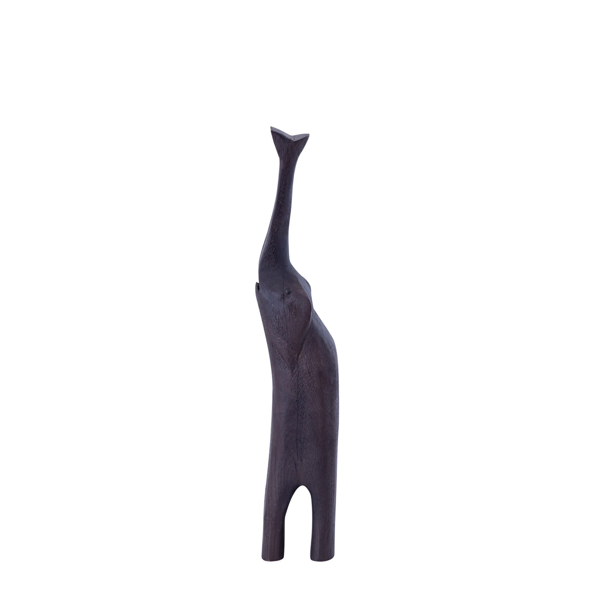 Urte Brown Mango Wood Elephant Shaped Statue M