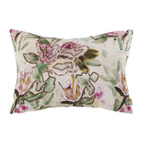Ayumi Pink Rectangle Cotton Cushion Abstract