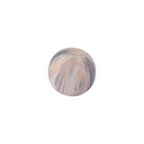 Meriko Brown Round Iron Ball Statue Matt Enamel M
