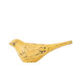 Gracella Yellow Mango Wood Bird Statue L