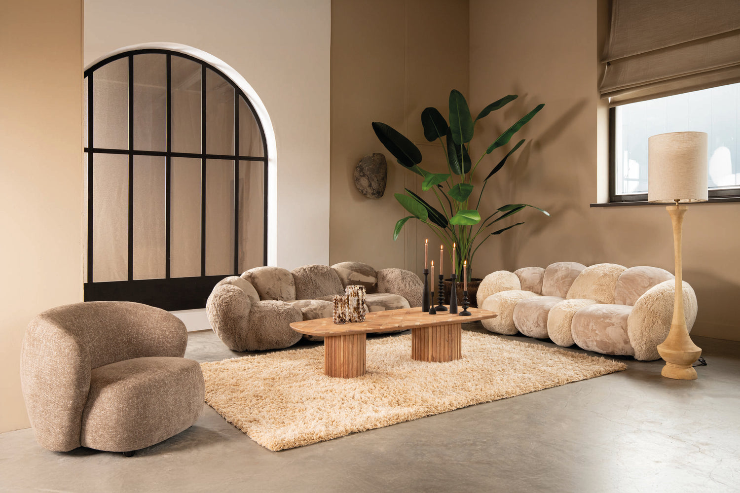 Curvae Sofa Lush Beige