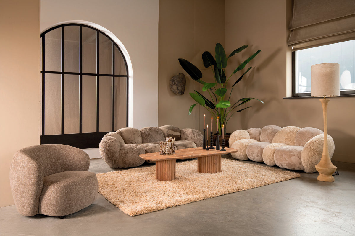 Curvae Sofa Lush Taupe
