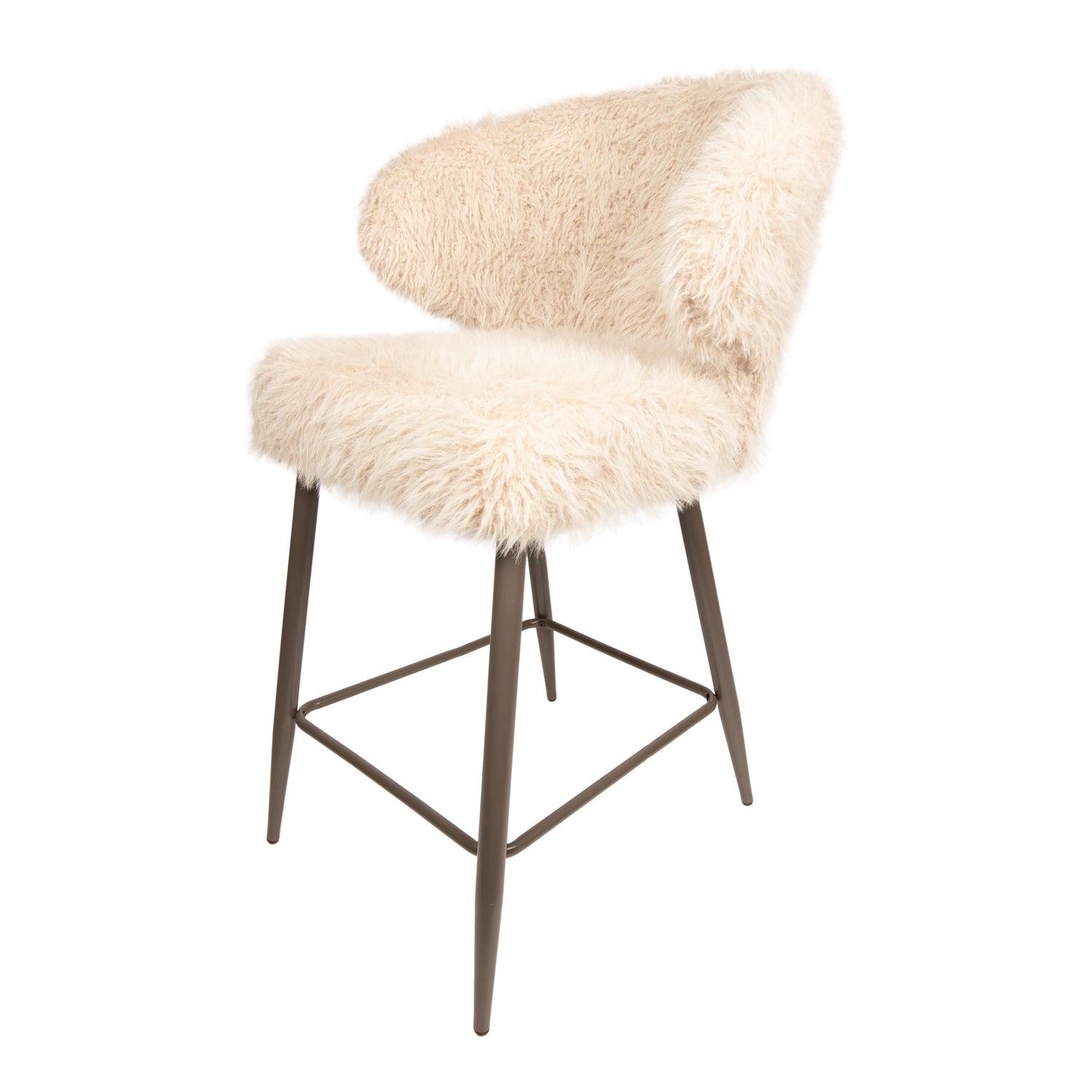 Ares Bar Chair Hair Beige (set of 2)