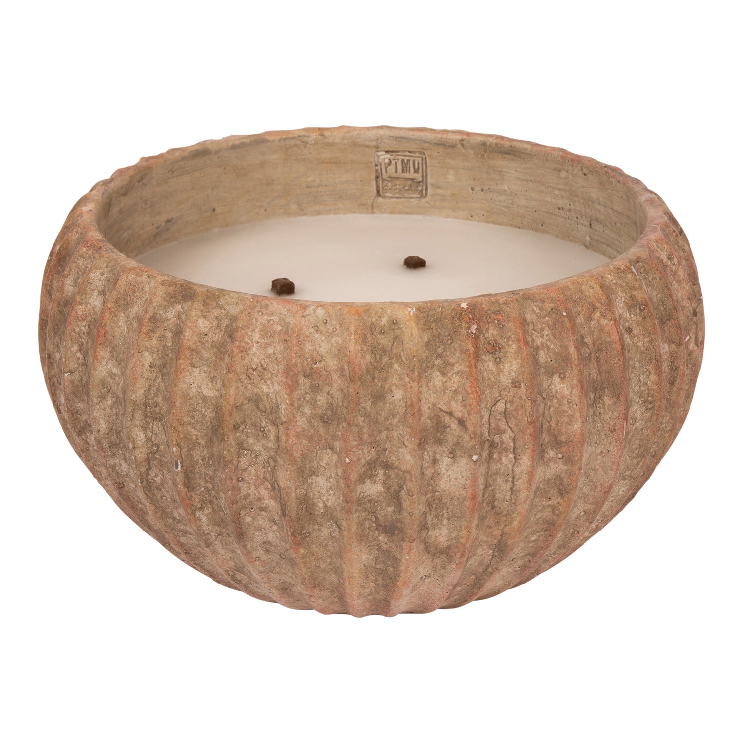 Yasmeene Brown Cement Outdoor Candle XL